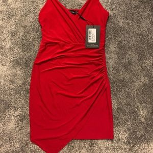 SLINKY WRAP BODYCON DRESS